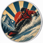 Powder Run, Ag 999 — srebrny rant monety