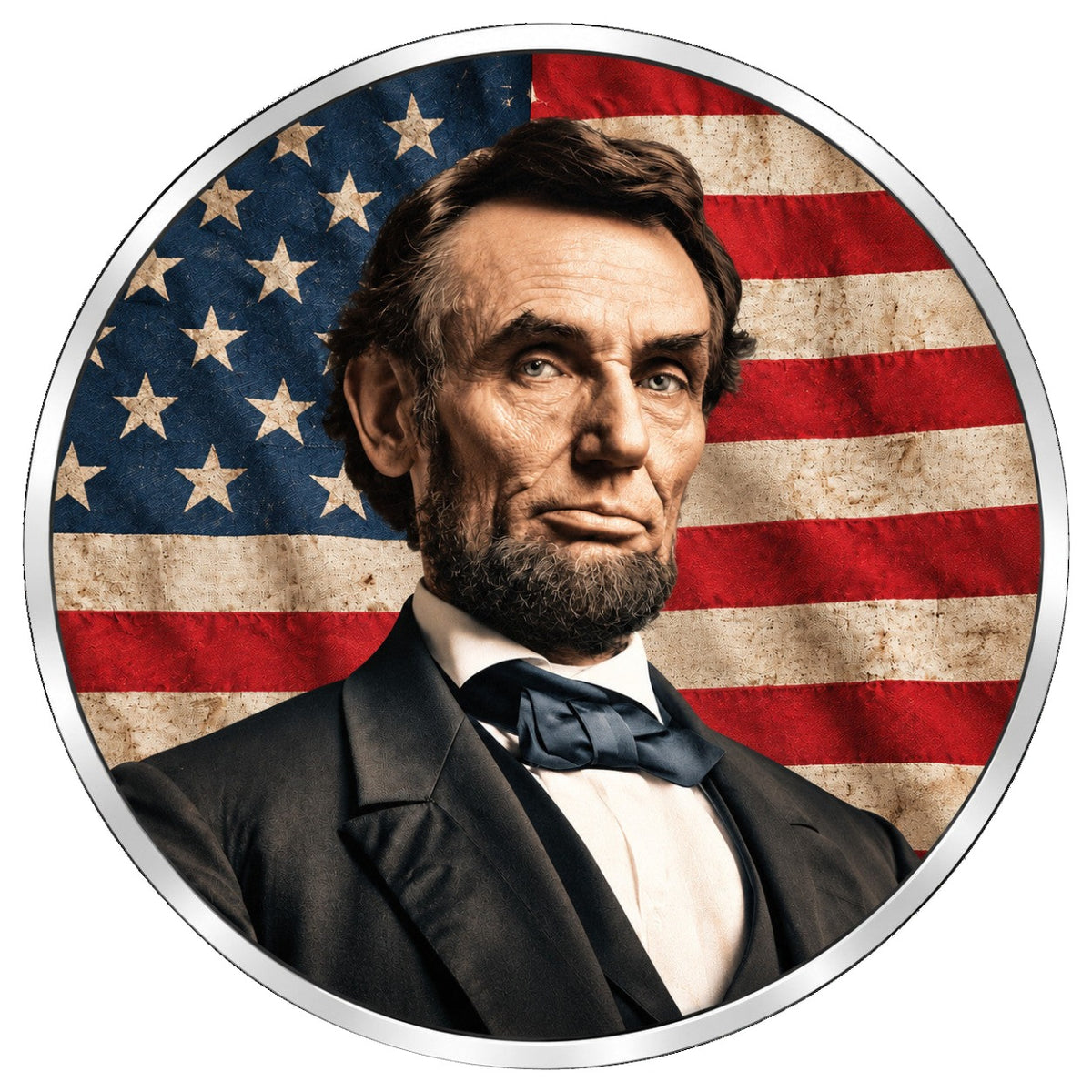 Abraham Lincoln, Ag 999 — widok z przodu