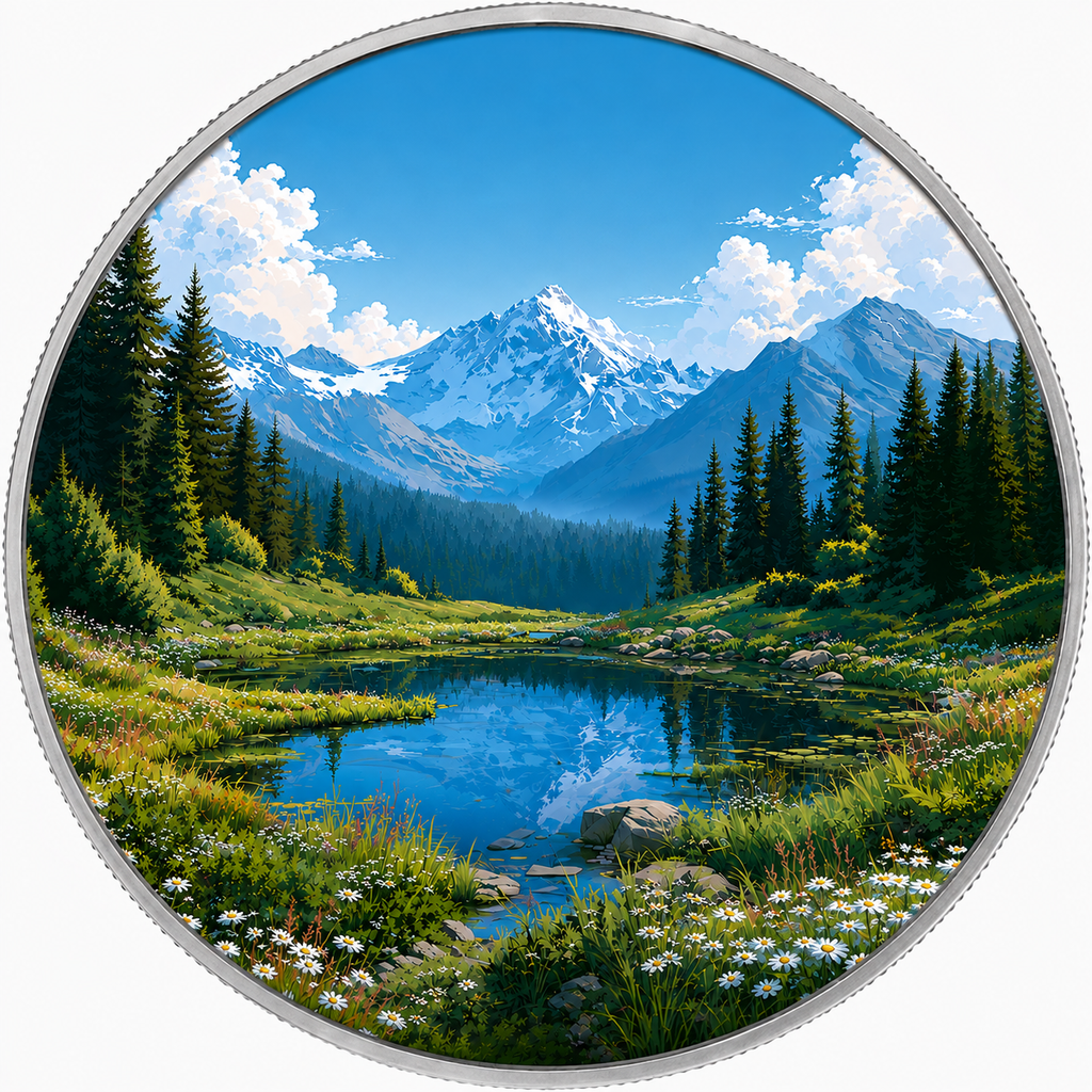 Alpine Serenity, Ag 999 — widok z przodu