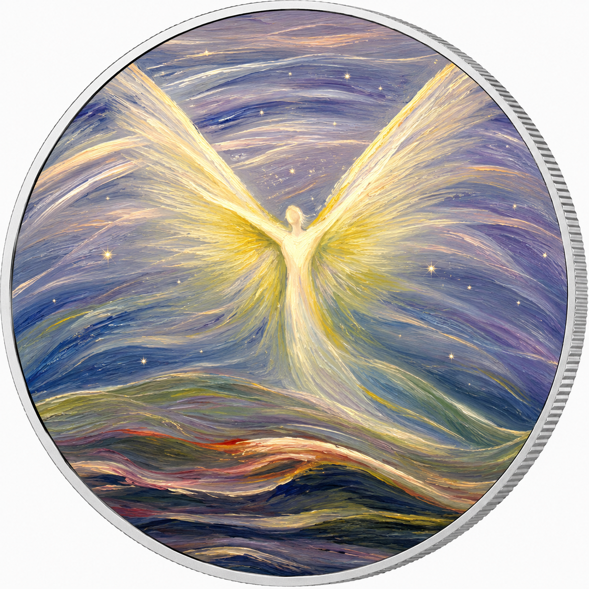 Angel of Hope, Ag 999 — srebrny rant monety