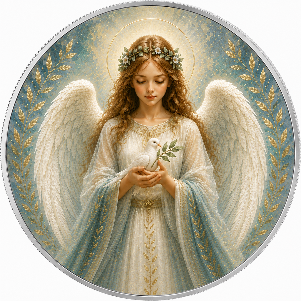 Angel of Peace, Ag 999 — widok z przodu