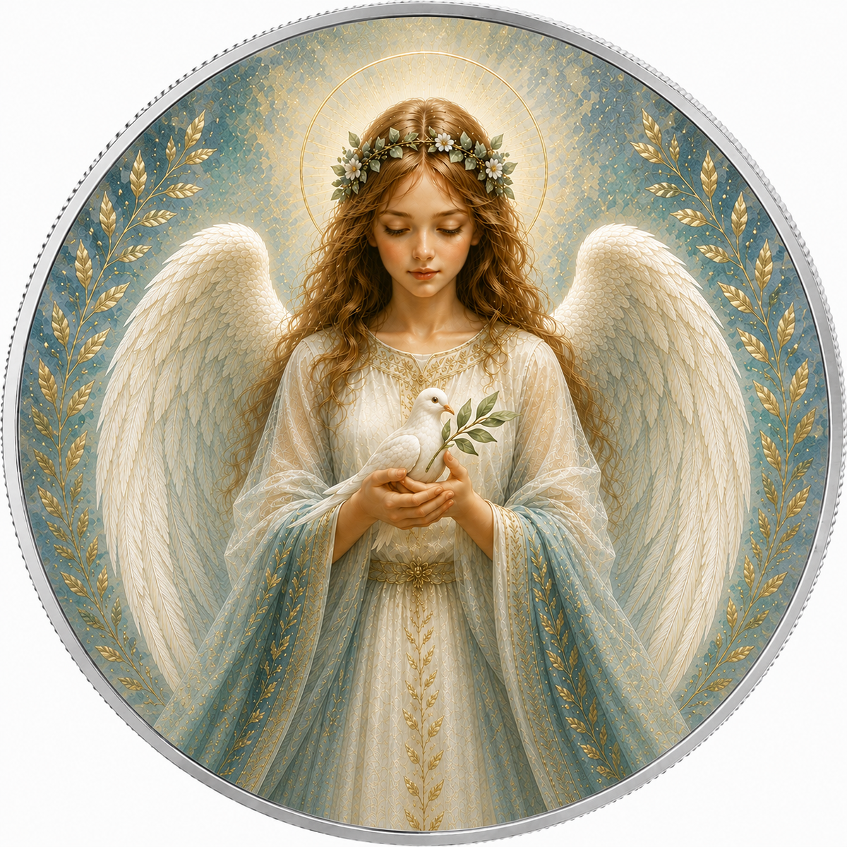 Angel of Peace, Ag 999 — widok z przodu