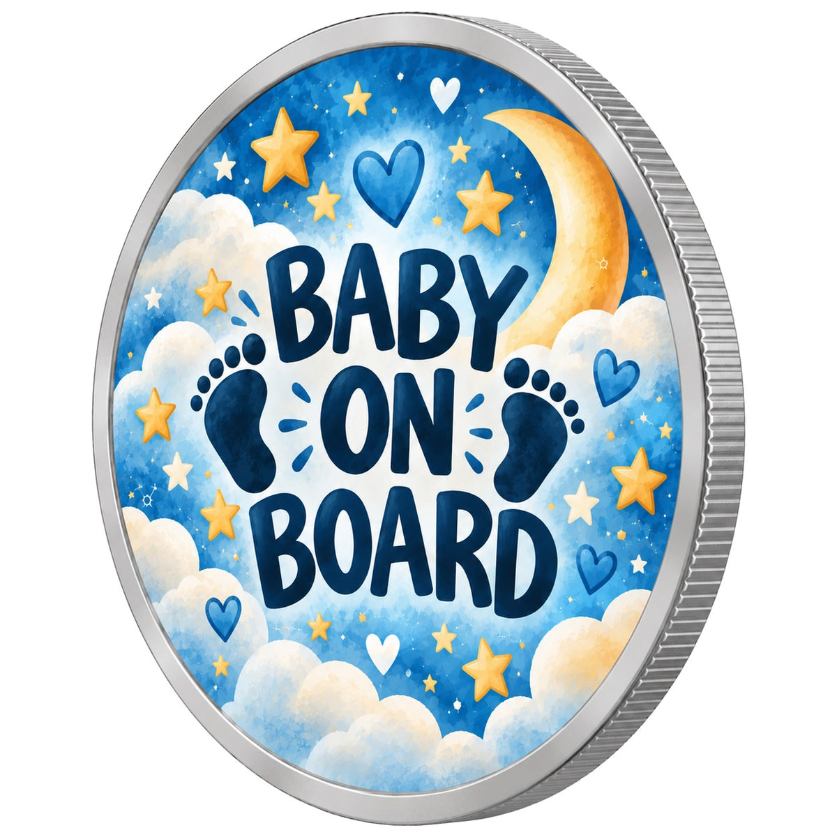 Baby on Board, Ag 999 — srebrny rant monety