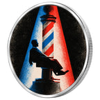 Barber Shop, Ag 999 — srebrny rant monety