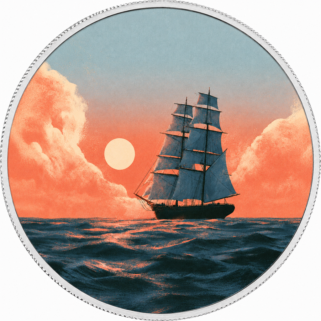 Sailing Beyond the Horizon, Ag 999 — widok z przodu