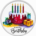 Birthday Cake, Ag 999 — widok z przodu