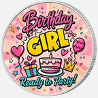 Birthday Girl, Ag 999 — srebrny rant monety