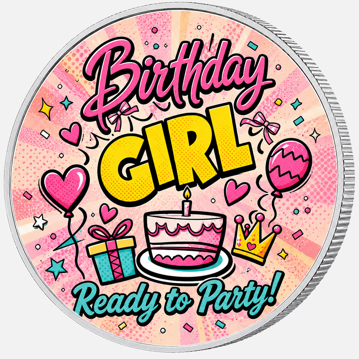 Birthday Girl, Ag 999 — srebrny rant monety