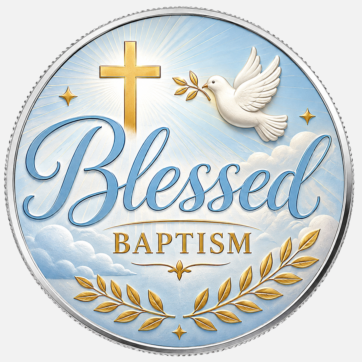 Blessed Baptism, Ag 999 — widok z przodu