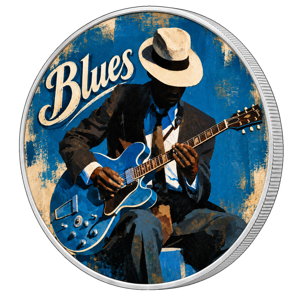 Blues, Ag 999 — srebrny rant monety