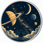 Celestial Dreams, Ag 999 — srebrny rant monety