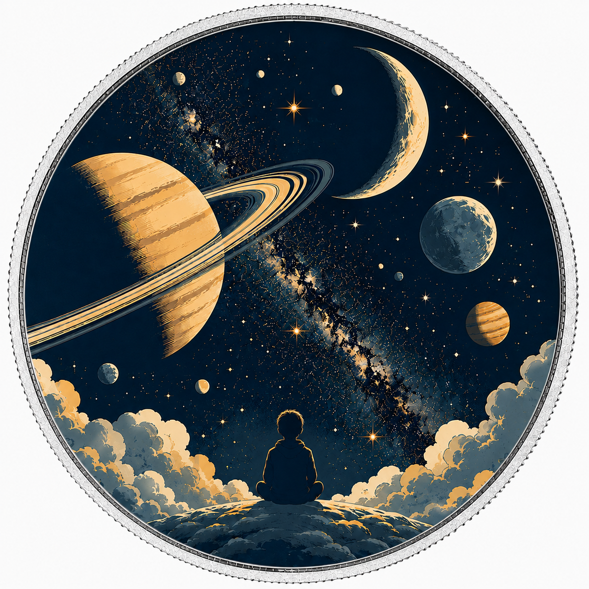 Celestial Dreams, Ag 999 — widok z przodu