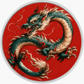 Chinese Dragon, Ag 999 — widok z przodu