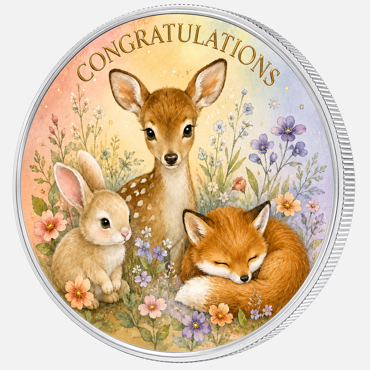 Congratulations, Ag 999 — srebrny rant monety