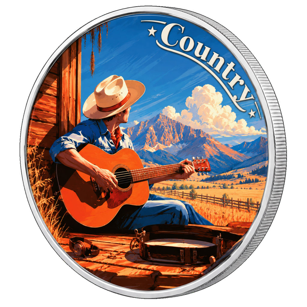 Country, Ag 999 — srebrny rant monety