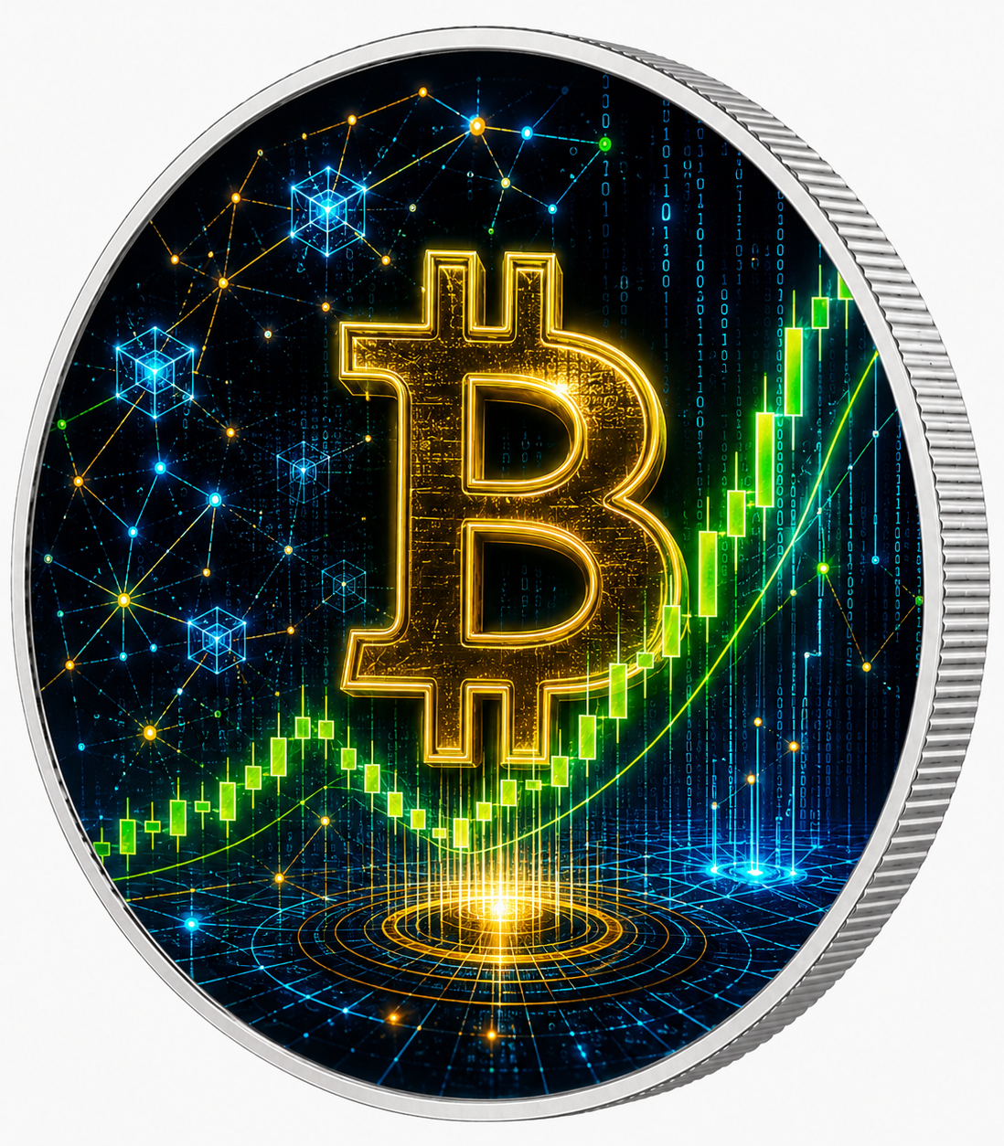 Crypto Momentum, Ag 999 — srebrny rant monety