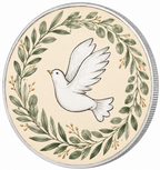 Dove of Peace, Ag 999 — srebrny rant monety