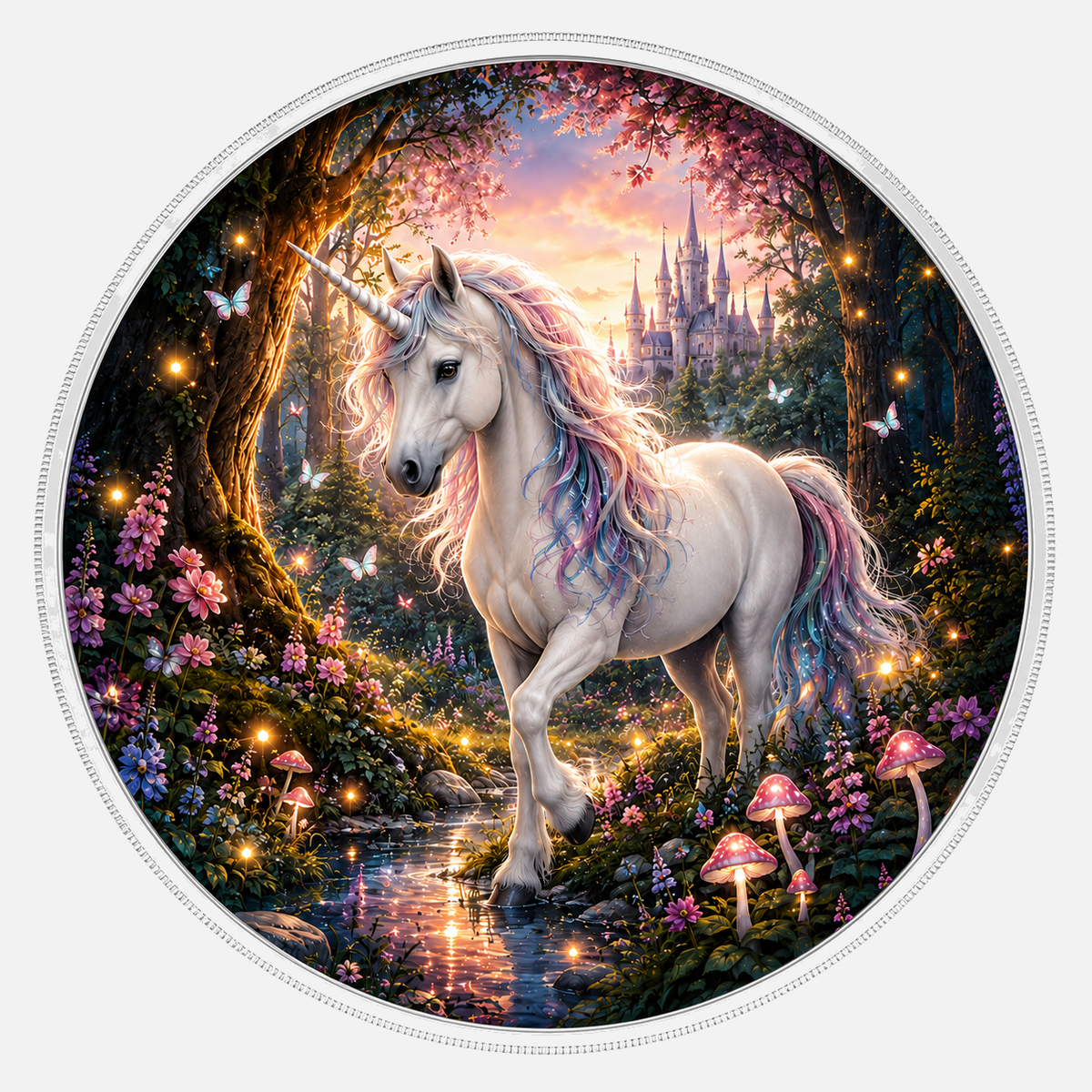 Dreamy Unicorn, Ag 999 — widok z przodu