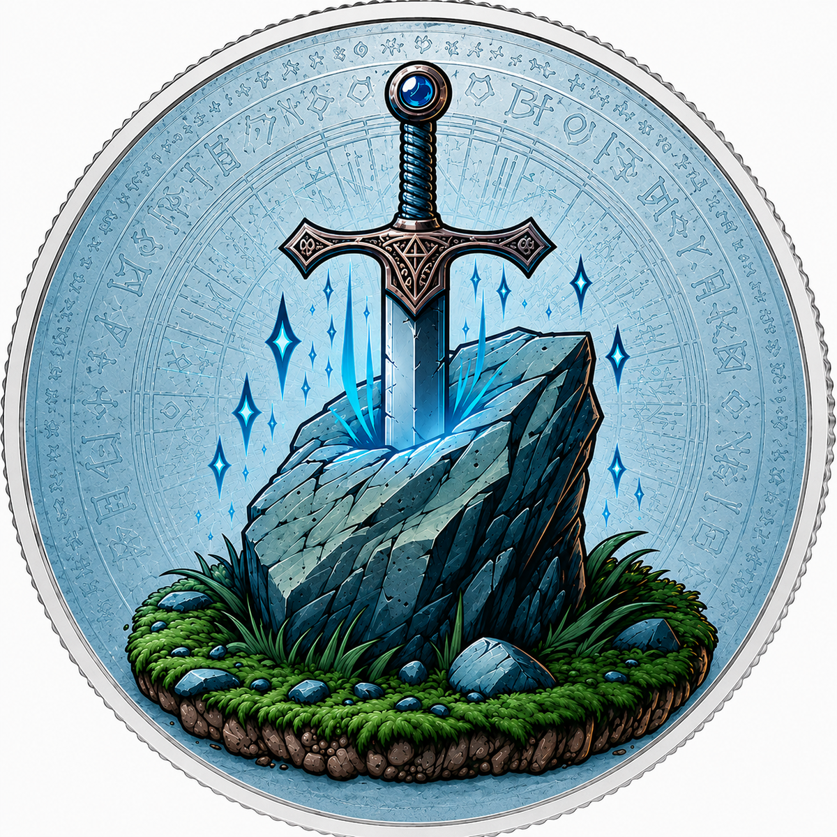 Excalibur, Ag 999 — widok z przodu