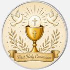 First Holy Communion, Ag 999 — srebrny rant monety