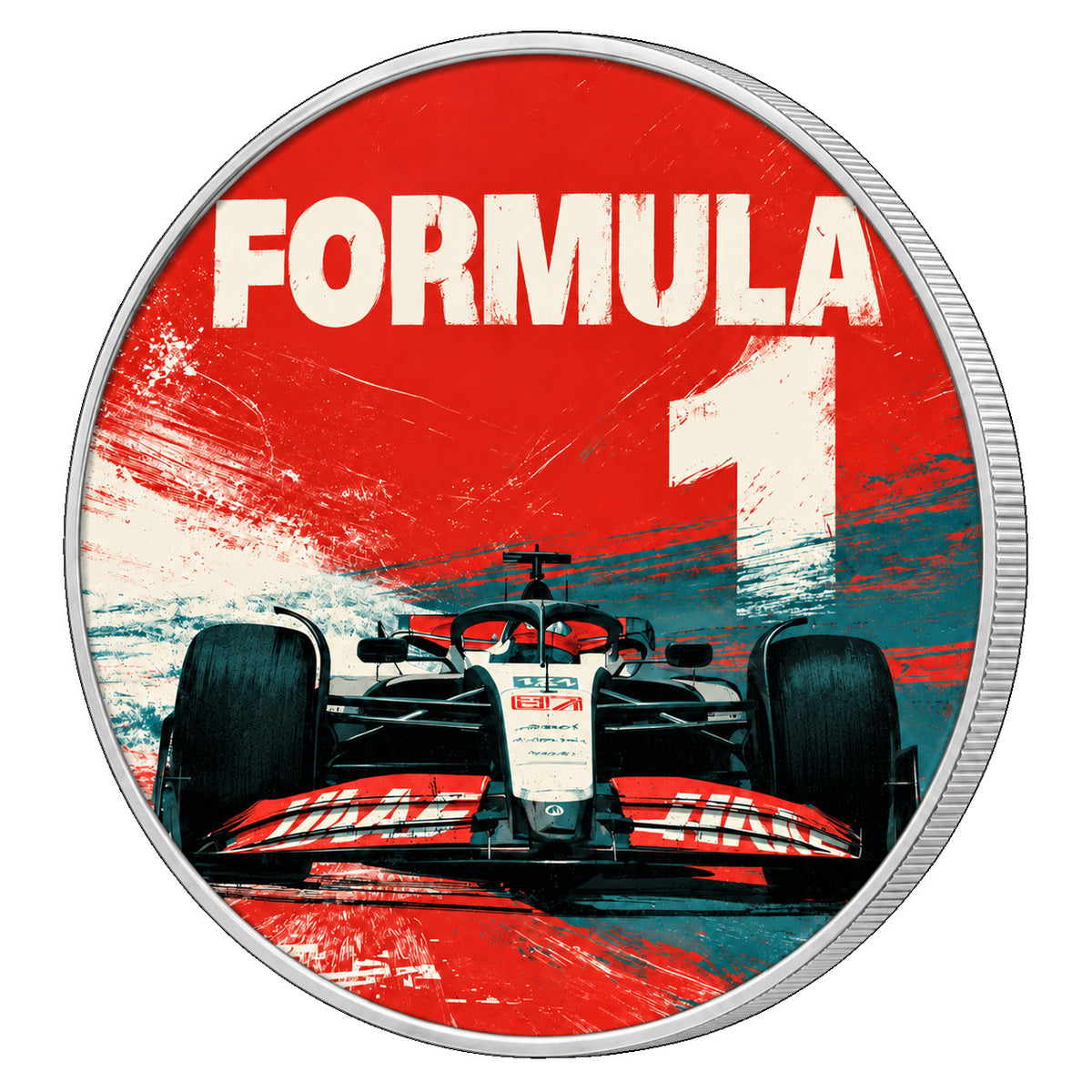 Formula 1, Ag 999 — srebrny rant monety