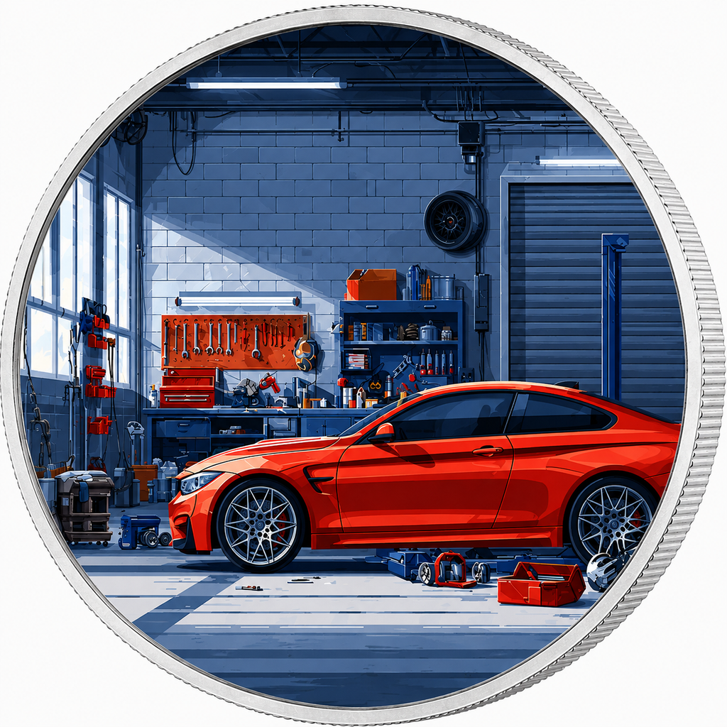 Garage Passion, Ag 999 — srebrny rant monety
