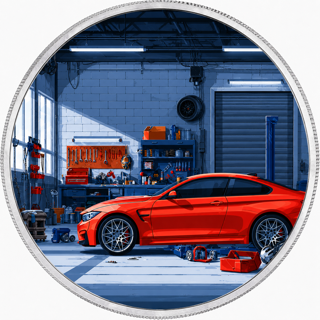 Garage Passion, Ag 999 — widok z przodu