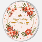 Happy Anniversary, Ag 999 — srebrny rant monety