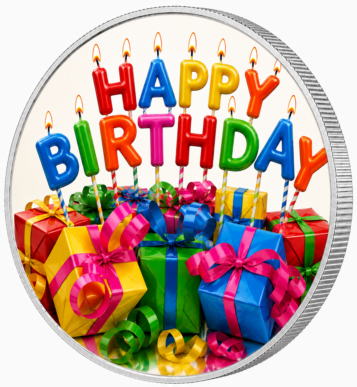 Happy Birthday, Ag 999 — srebrny rant monety