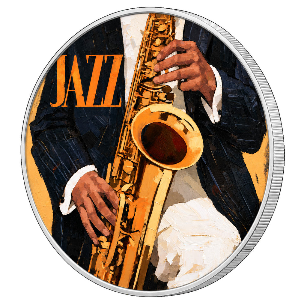 Jazz, Ag 999 — srebrny rant monety