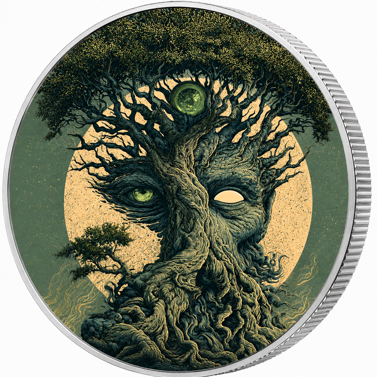Keeper of the Ancient Tree, Ag 999 — srebrny rant monety
