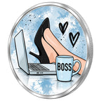 Lady Boss, Ag 999 — srebrny rant monety