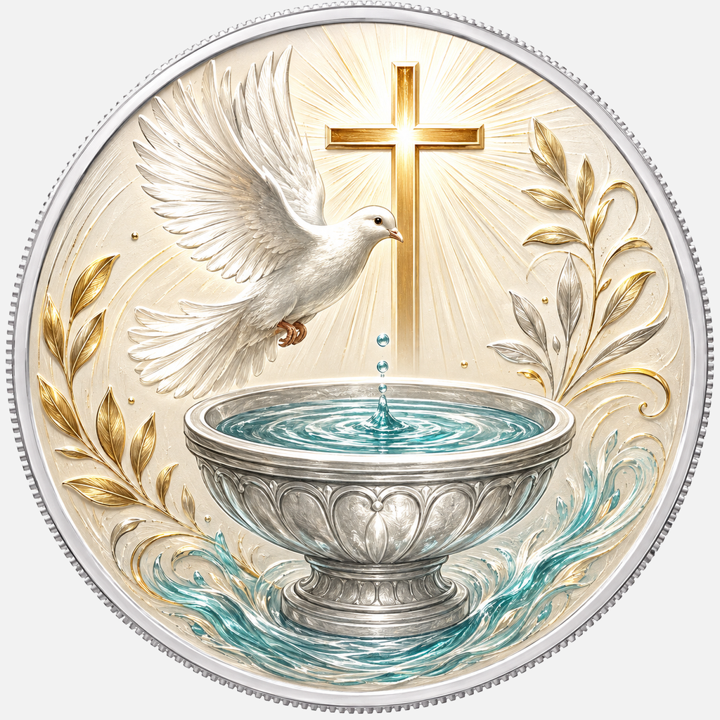 The Light of Baptism, Ag 999 — widok z przodu