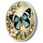 Majestatyczny Motyl, Ag 999 — srebrny rant monety