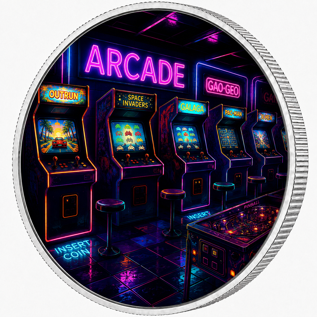 Midnight Arcade, Ag 999 — srebrny rant monety