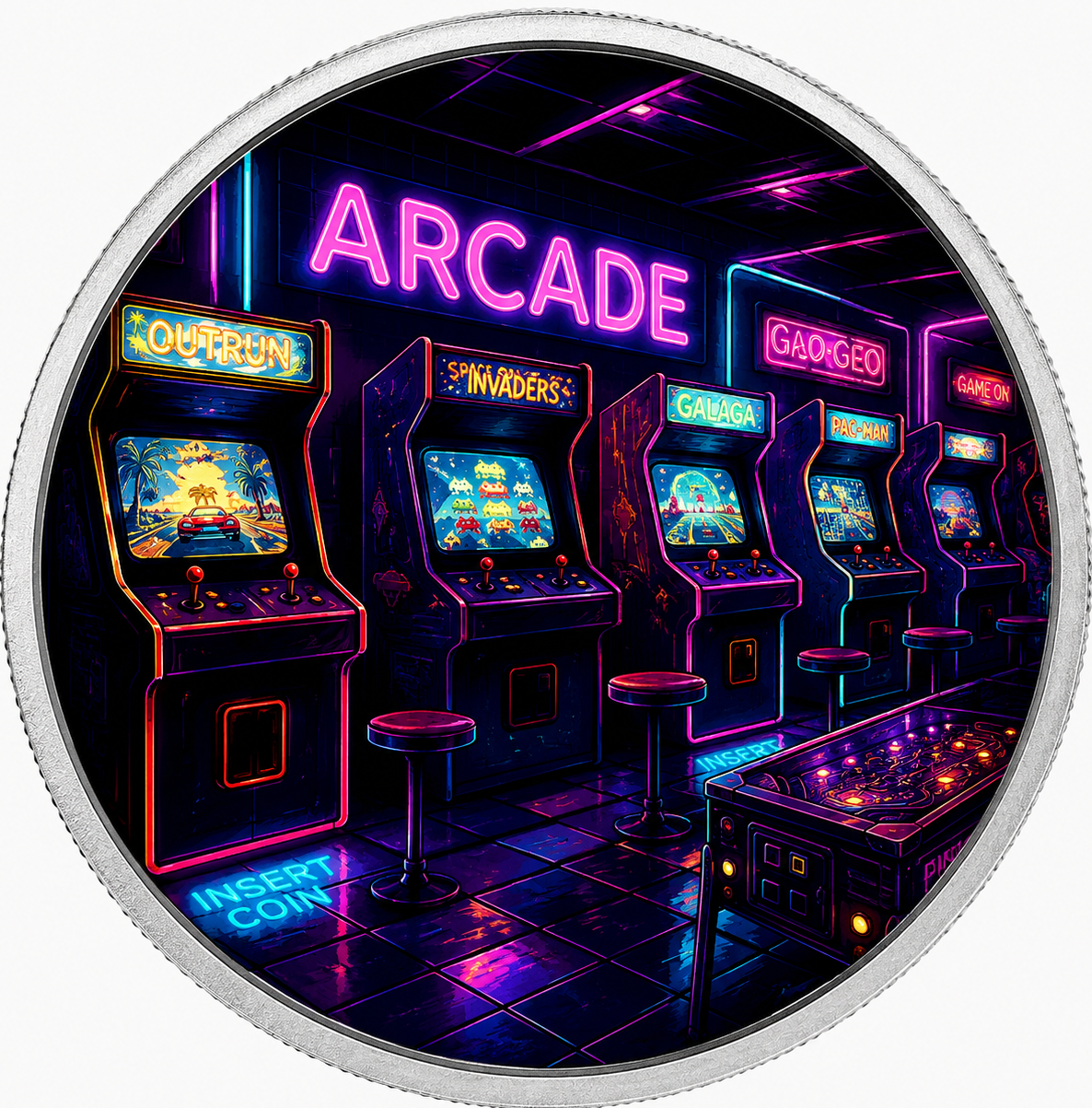 Midnight Arcade, Ag 999 — widok z przodu