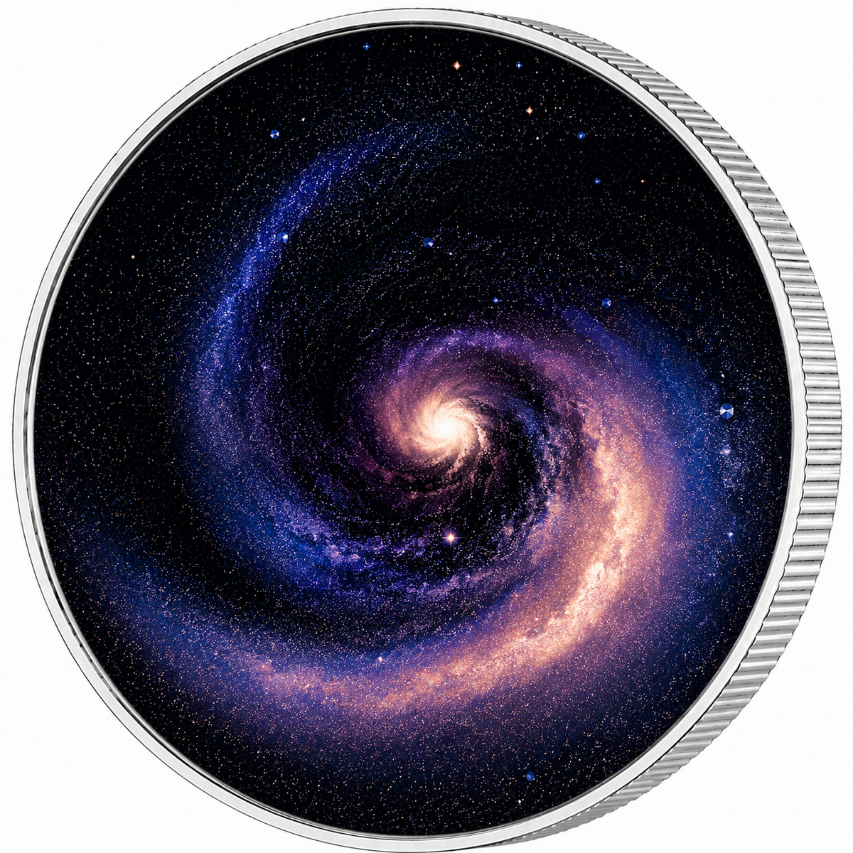 Milky Way, Ag 999 — srebrny rant monety