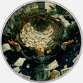 Money Vortex, Ag 999 — widok z przodu