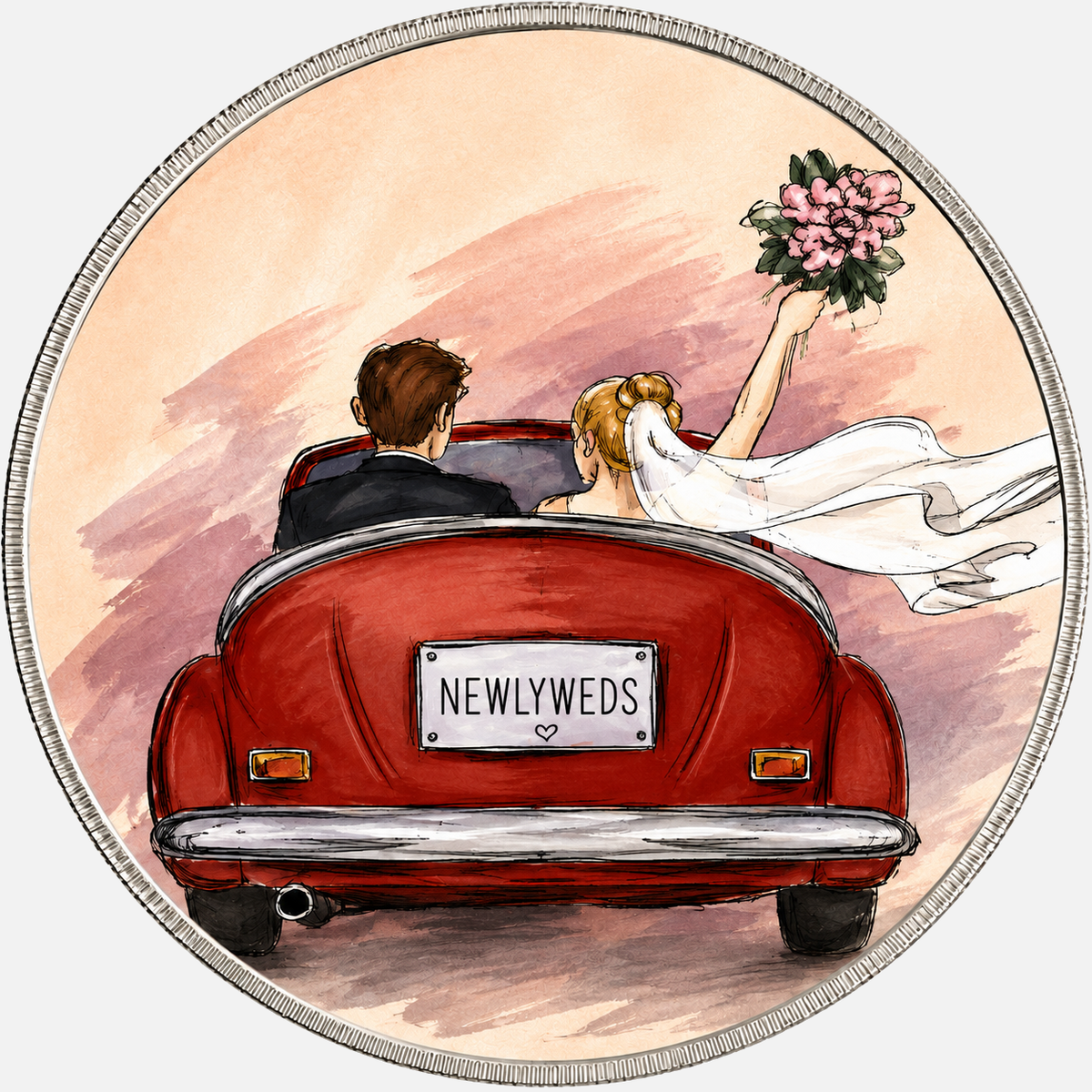 Newlyweds, Ag 999 — widok z przodu