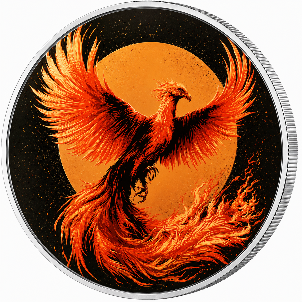 Phoenix, Ag 999 — srebrny rant monety