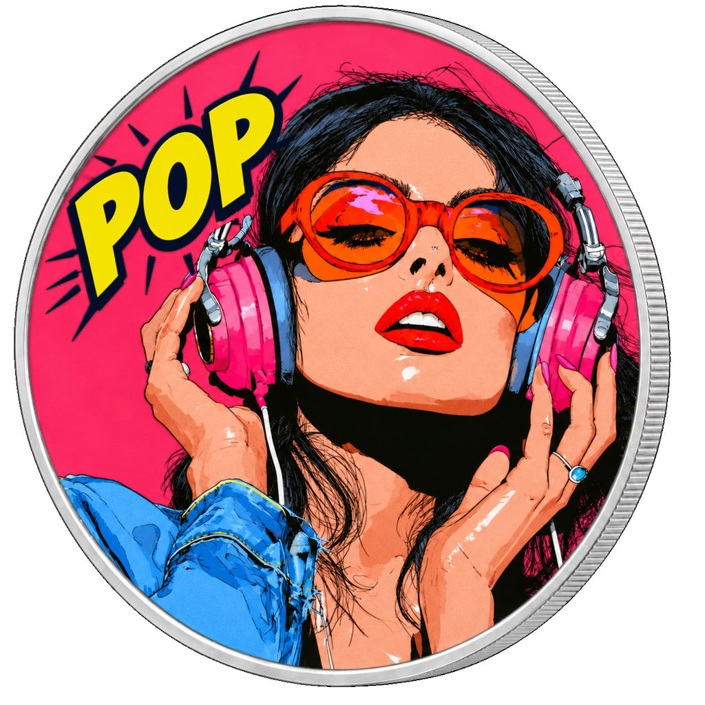 Pop, Ag 999 — srebrny rant monety