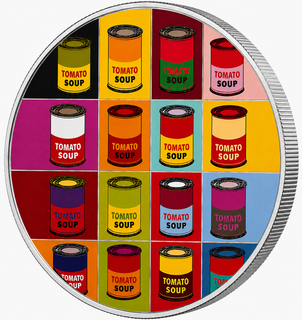 Pop Soup, Ag 999 — srebrny rant monety