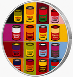 Pop Soup, Ag 999 — srebrny rant monety