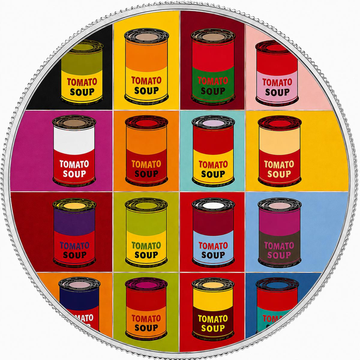 Pop Soup, Ag 999 — widok z przodu