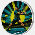 Power of Tennis, Ag 999 — srebrny rant monety