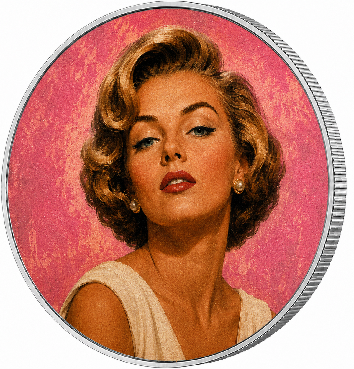 Retro Glamour, Ag 999 — srebrny rant monety