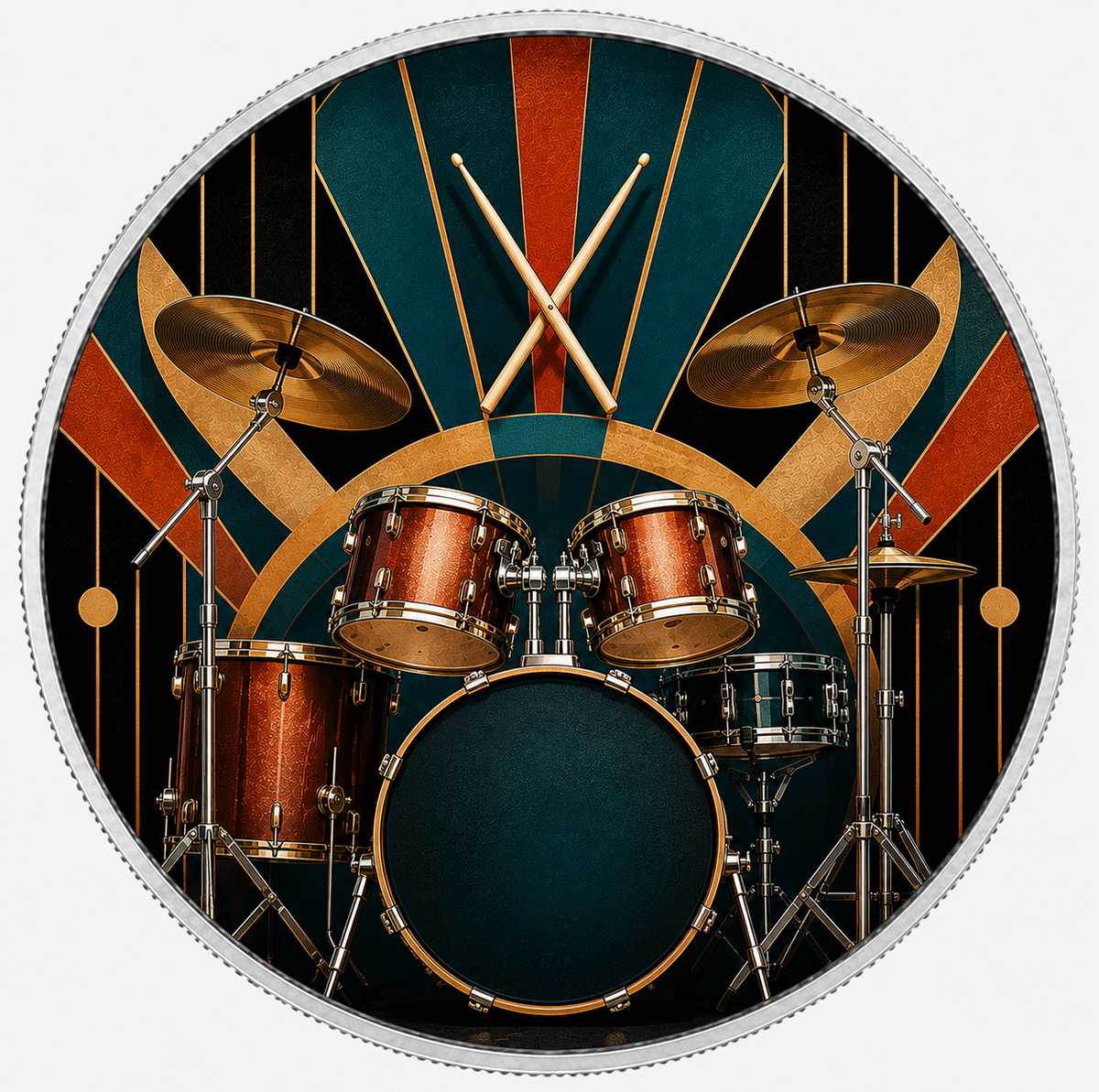 Rhythm of the Drums, Ag 999 — widok z przodu