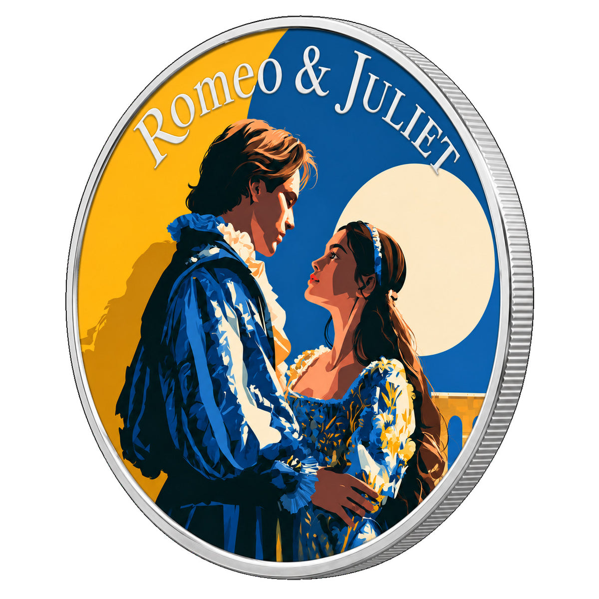 Romeo i Julia, Ag 999 — srebrny rant monety
