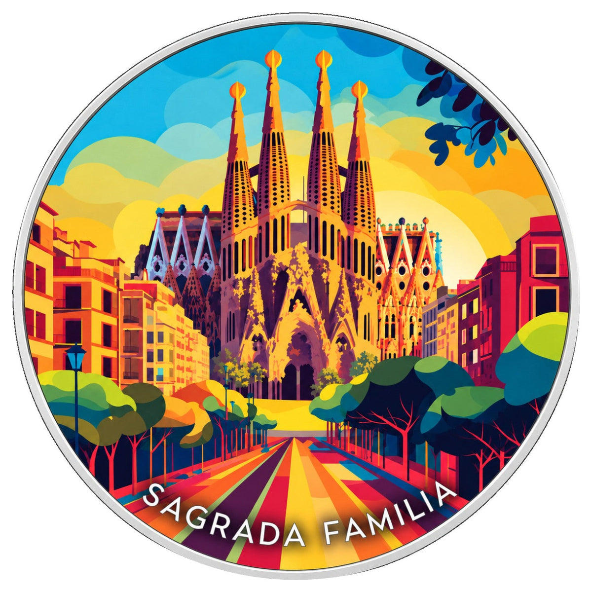 Sagrada Família, Ag 999 — widok z przodu