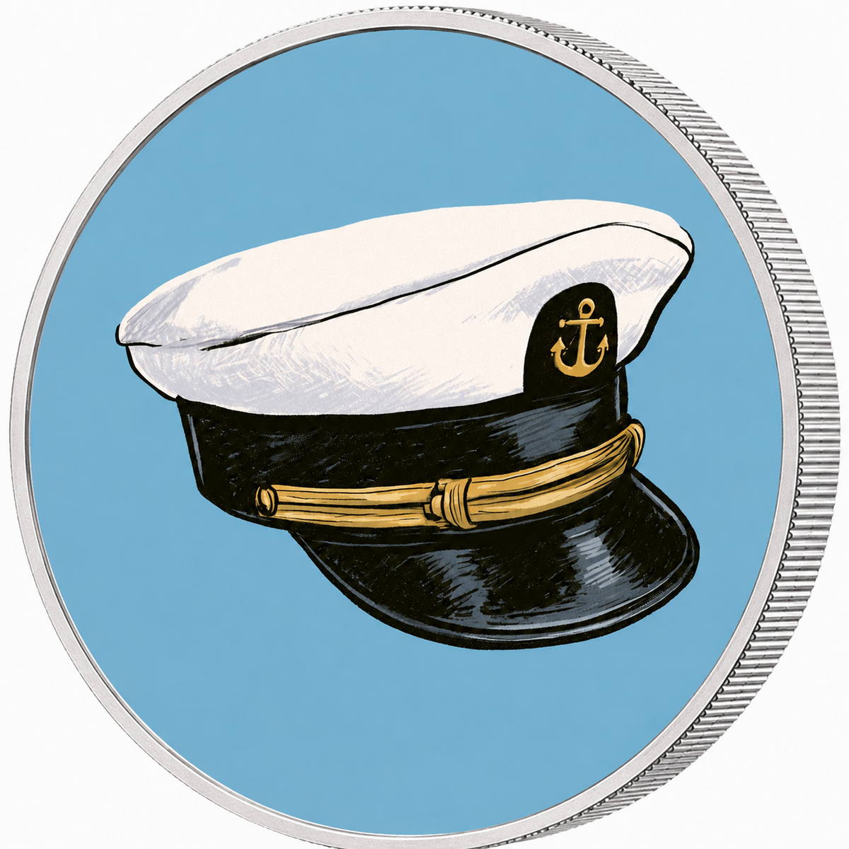Sailor's Cap, Ag 999 — srebrny rant monety